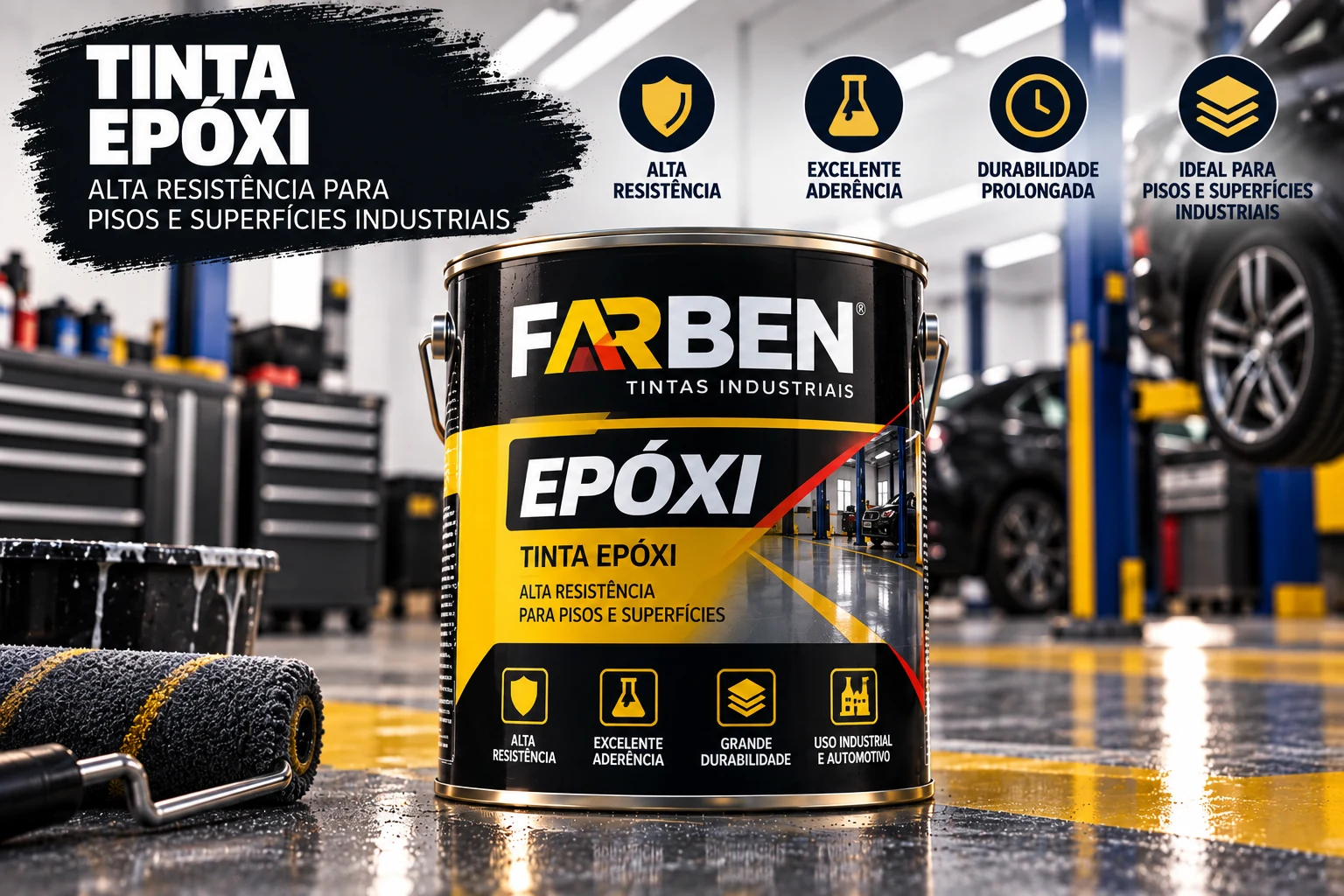 Exemplo de tinta epóxi